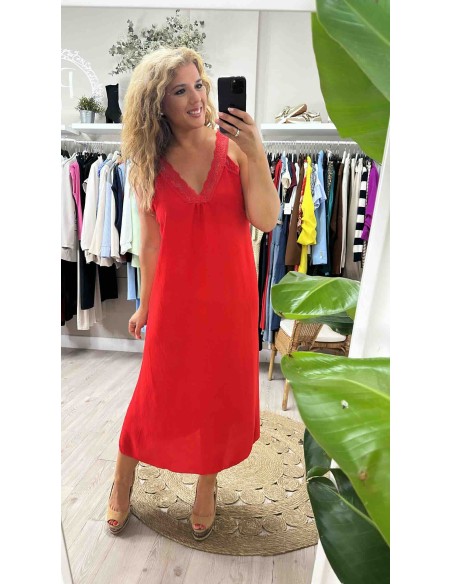 Vestido lencero Maribel