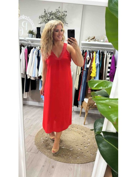 Vestido lencero Maribel