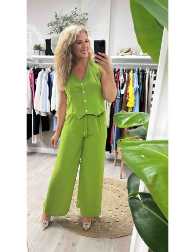 Conjunto chaleco fluido