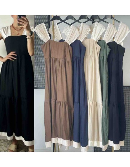 Vestido mangas