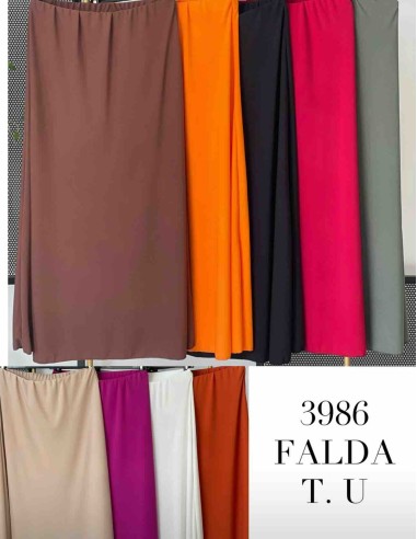 Falda punto seda