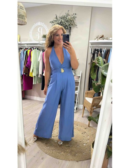Mono broche dorado