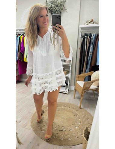 Vestido Marbella madroños