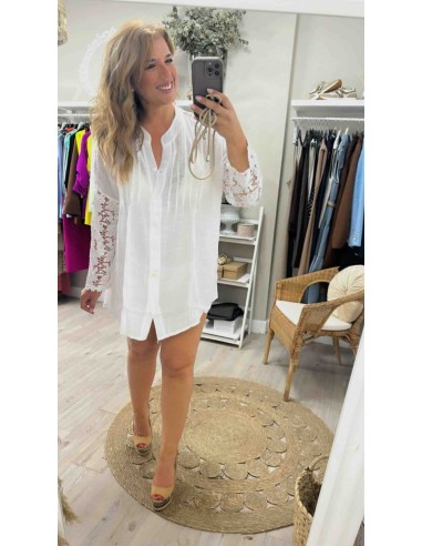Vestido guipur