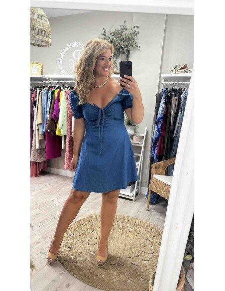 Vestido vaquero nido