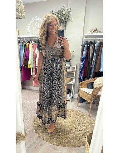 Vestido cashmire borlon