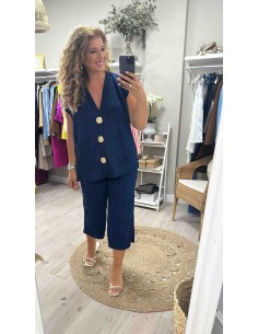 Conjunto botones dorados