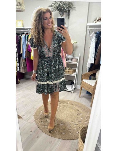 Vestido cashmire corto