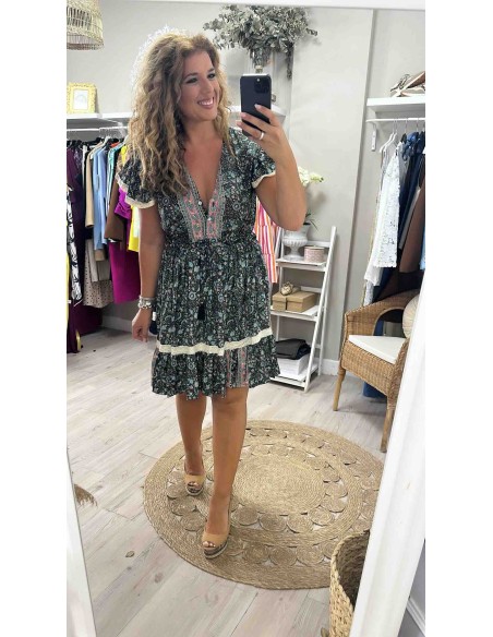 Vestido cashmire corto