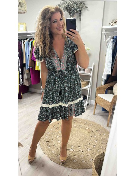 Vestido cashmire corto