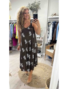 Vestido hoja lazada 2