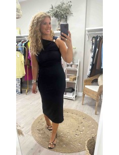 Vestido broche