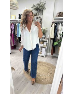 Camisa efecto raso 2