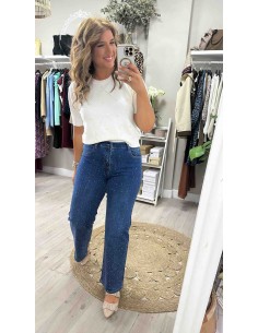 Jeans strass push up