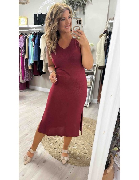 Vestido punto pico