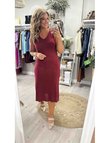 Vestido punto pico