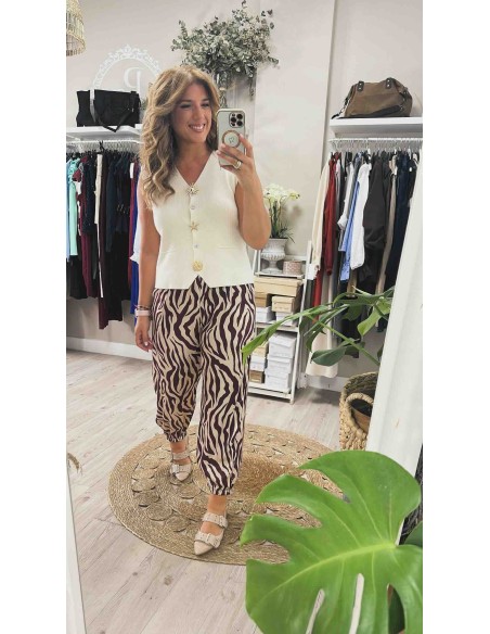 Pantalón cebra