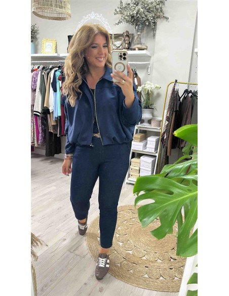 Chaqueta antelina