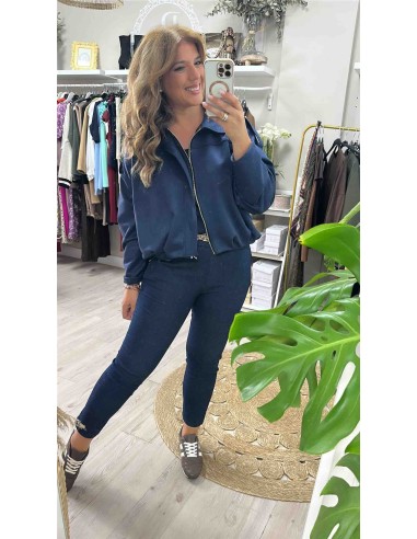 Chaqueta antelina