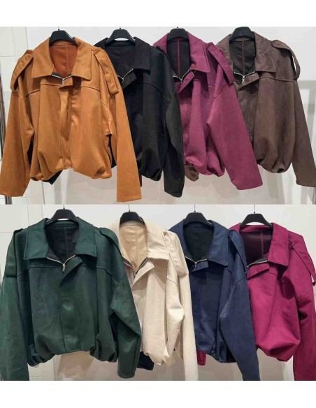 Chaqueta antelina