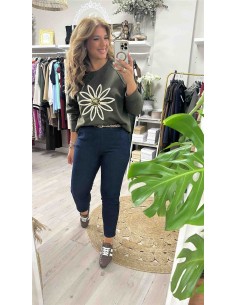 Sudadera flor