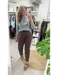 Pantalón sport cinturón