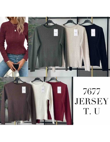 Jersey trenza