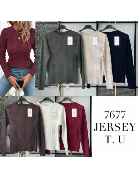 Jersey trenza