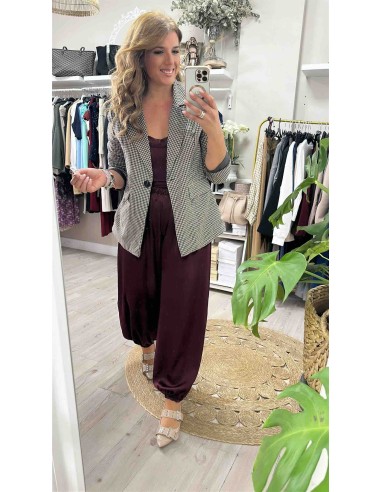 Blazer cuadros Maria