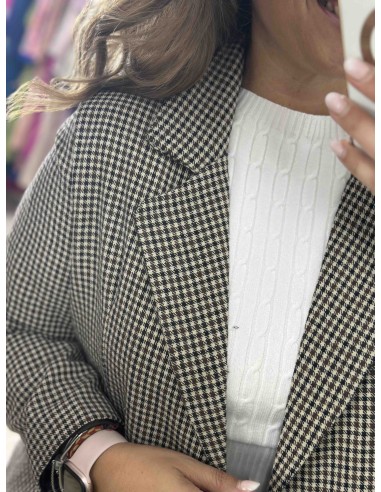 Blazer cuadros Maria