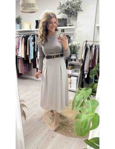 Vestido Alba manga larga