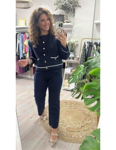 Conjunto punto chaqueta...