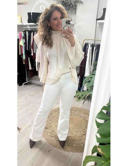 Camisa lazada raso