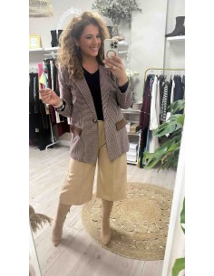 Blazer cuadros pana 2