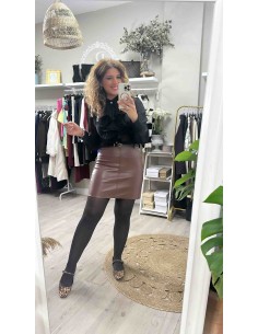 Camisa volante transparencia