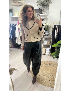 Chaqueta combinada paño 2
