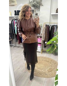 Blazer polipiel cintura