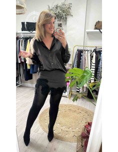 Falda pantalon blonda