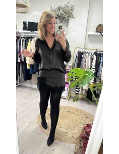 Falda pantalon blonda 2