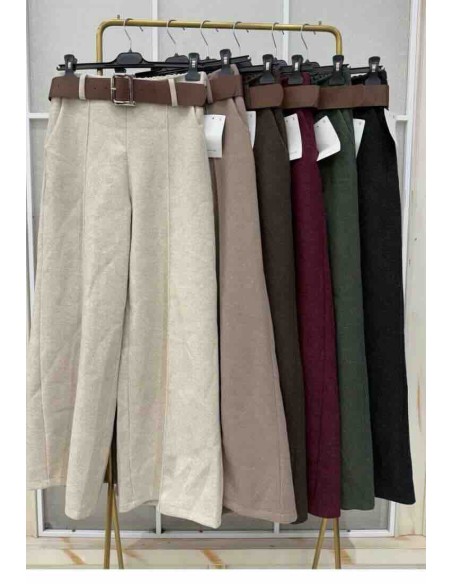 Pantalón paño elástico