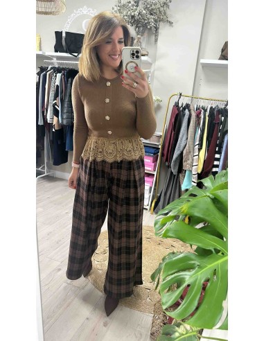 Jersey blonda botones