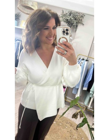 Jersey chaqueta cruzado