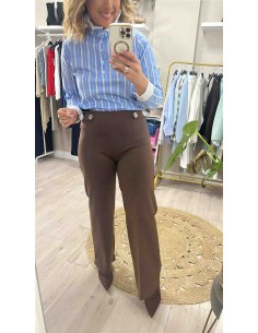 Pantalón punto roma presilla
