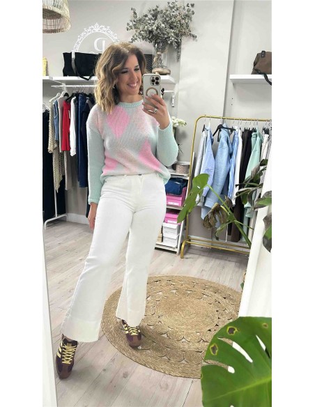 Jersey rombo pastel