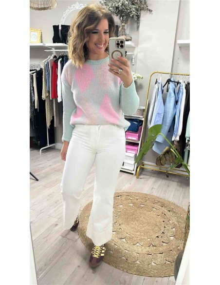 Jersey rombo pastel
