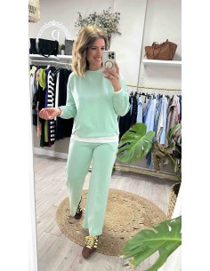Conjunto Sport bajo blanco