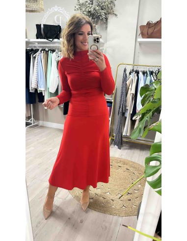 Vestido Daniela frunce