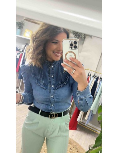 Camisa vaquera jaretas