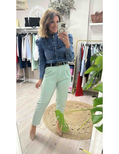 Camisa vaquera jaretas