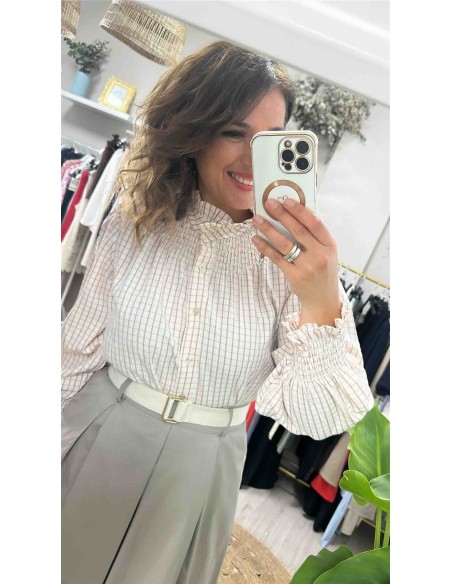 Camisa cuadros nido